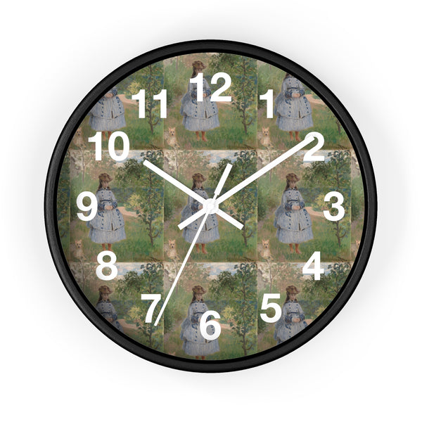 Girl with Dog | Clock