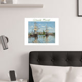 Ships | Titled | Satin Poster