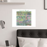 Giverny Garden | Titled | Satin Poster