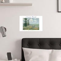 Argenteuil Poppy | Titled | Satin Poster