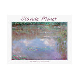 Pond Clouds | Titled | Satin Poster