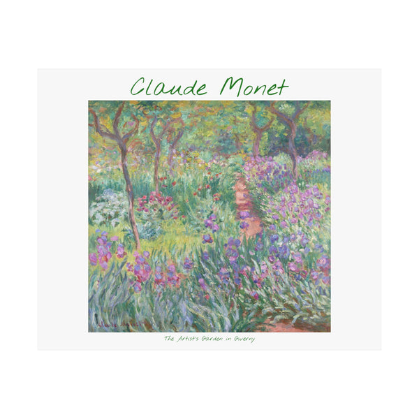 Giverny Garden | Titled | Satin Poster