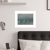 Gray Bridge | Satin Poster