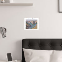 Port-Domois | Titled | Satin Poster