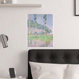 Poplars | Satin Poster