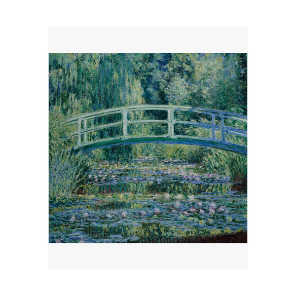 Lilies and Bridge | Satin Poster
