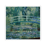 Lilies and Bridge | Sticker