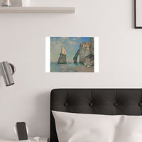 Étretat Cliffs | Satin Poster