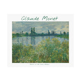Banks of the Seine | Titled | Satin Poster