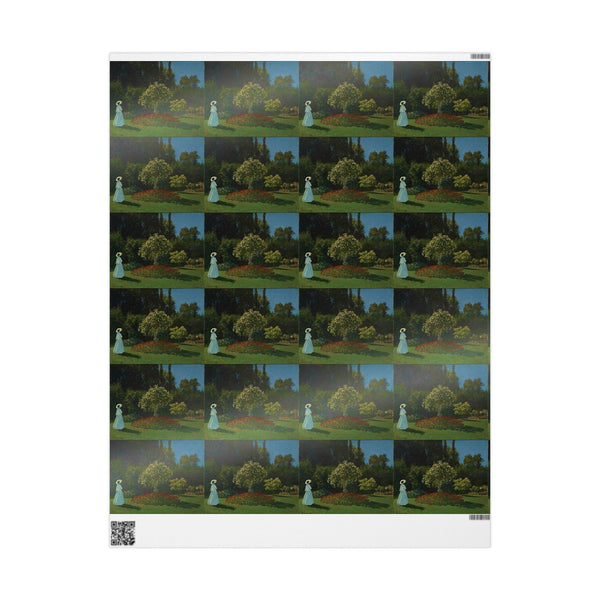 Lady in the Garden | Wrapping Paper