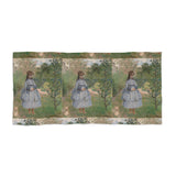 Girl with Dog | Beach Towel