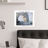 Étretat | Titled | Satin Poster