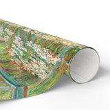Water Lily Bridge | Wrapping Paper