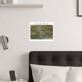 Lily Pond | Titled | Satin Poster