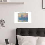 Sunset Parliament | Titled | Satin Poster
