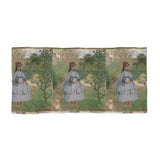 Girl with Dog | Beach Towel