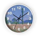 Giverny Poppy | Clock