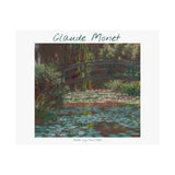 Water Lily Pond | Titled | Satin Poster