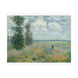 Argenteuil Poppy | Satin Poster
