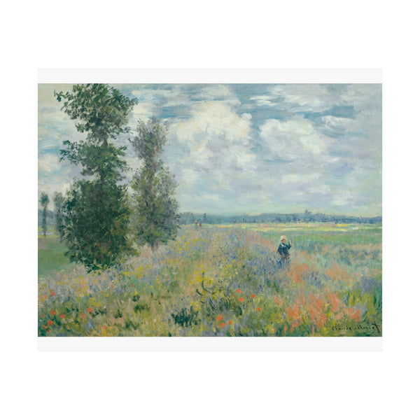 Argenteuil Poppy | Satin Poster