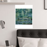 Lilies and Bridge | Satin Poster