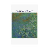 Irises | Titled | Satin Poster