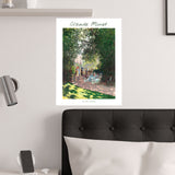 Parc Monceau | Titled | Satin Poster