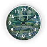 Lilies and Bridge | Clock