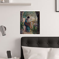 Embroidering | Satin Poster