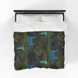 Lady in the Garden | Blanket