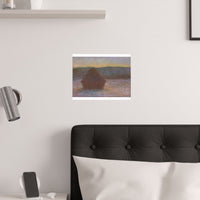 Sunset Stack | Satin Poster