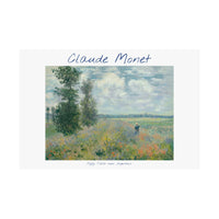Argenteuil Poppy | Titled | Satin Poster