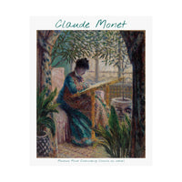 Embroidering | Titled | Satin Poster