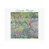 Giverny Garden | Titled | Satin Poster