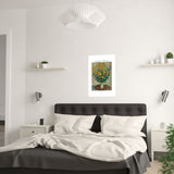 Artichoke Flowers | Titled | Satin Poster