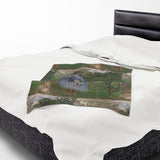 Girl with Dog | Blanket