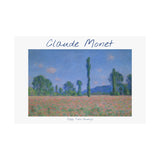 Giverny Poppy | Titled | Satin Poster