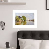 Achterzaan | Satin Poster