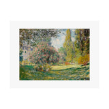 Landscape Monceau | Satin Poster