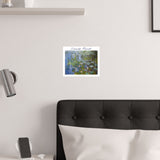 Lilies | Titled | Satin Poster