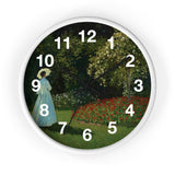 Lady in the Garden | Clock