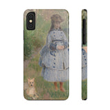 Girl with Dog | iPhone Case | slim
