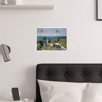 Sainte-Adresse Garden | Satin Poster
