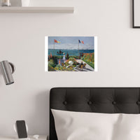 Sainte-Adresse Garden | Satin Poster