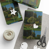 Lady in the Garden | Wrapping Paper