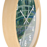 Lilies and Bridge | Clock
