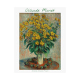 Artichoke Flowers | Titled | Satin Poster
