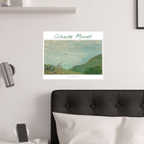 Pourville | Titled | Satin Poster