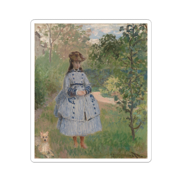 Girl with Dog | Sticker