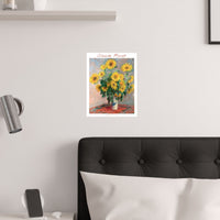 Sunflowers | Titled | Satin Poster